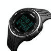 SKMEI 1219 Men Multi-Function Electronic Watch Outdoor Sports Watch(Silver)
