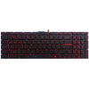 Backlit US Keyboard for MSI GT/GE/GS/GL 62/63/72/73 (Red)