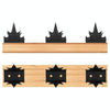 12pcs /Set Safety Fence Nailing Anti Intrusion Fence Wall Spikes Deterrent Device(Black)