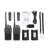 1 Pair RETEVIS RB617 PMR446 16CHS License-free Two Way Radio Handheld Walkie Talkie, EU Plug(Black)