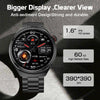 LEMFO LF38 1.6 inch IPS Screen Steel Strap Smart Watch Supports Blood Oxygen Monitoring(Silver)