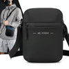 WEPOWER Men Single Shoulder Bag Simple Business Casual Crossbody Bag(Grey)