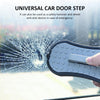 Multi-functional Car Door Sill Step Pedals Pads with Safety Hammer(Green)