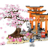 SEMBO 601075 Cherry Blossom Series Puzzle Assembled Toy Small Particle Building Blocks