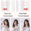 Automatic Curling Iron With Bi-Directional Rotating Ceramic Glaze Coating Hair Care, Plug: US Plug White
