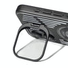 For iPhone 12 Lens Bracket Metal Heat Dissipation MagSafe Phone Case(Black)