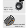 Winter Car Triangle Heater Defrost Electric Heater, Style: 12V Suction Cup