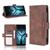For Asus ROG Phone 3 ZS661KS Wallet Style Skin Feel Calf Pattern Leather Case with Separate Card Slot(Brown)