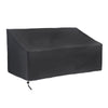Sofa Recliner Table Waterproof Dustproof Cover, Size:190x66x89/69cm(Black)