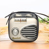 Children Holiday Gift Practical Coin Purse Retro Electrical Toy Bag 7cm x 7cm x 3cm(Radio)