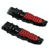 Motorcycle Off-Road Car Accessories Modified Aluminum Alloy Non-Slip Foot Pedal(Red)