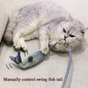 Floppy Fish Catnip Toy - Interactive Plush Sea Fish 130cm