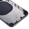 iPhone X Back Cover Black - SIM Tray & Side Keys
