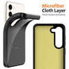 For Samsung Galaxy S23+ 5G Glossy TPU Shockproof MagSafe Phone Case with Lanyard(Black)
