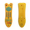 Baby Toys Music Mobile Phone TV Remote Control Early Educational Toys Electric Numbers Remote Learning Machine(Grey)