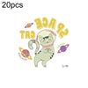 20 PCS Children Waterproof Space Luminous Tattoo Stickers(Ci-114)