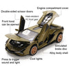 1:32 Simulation Sound Light Children Alloy Sports Car Model Boy Car Toy(Black)