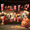 8pcs +12pcs Halloween Imitation Blood Knife Pendant Decorative Flag Haunted House Door Curtain