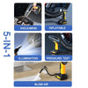 SUITU ST-6637 Wired 5 In 1 60W  Double Motor Car Vacuum Cleaner With Blowing Air Pump Pressure Measuring Lighting Function