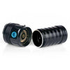 3 Gears, K18MAX 18xT6, Luminous Flux: 5400lm LED Flashlight, Without Battery (Black)