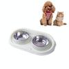 Anti-Skid Stainless Steel Cat & Dog Bowl, Green