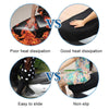 Motorcycle Breathable Sunscreen Double Layer 3D Honeycomb Small Hole Polyester Cushion Mesh, Size: S, Length: 70cm; Width: 50cm