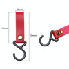 Outdoor Camping Tent PU Leather Multifunctional Storage Hook(Black)