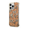 For iPhone 14 Pro Max Denior A18 WoodenPaint MagSafe Phone Case(Butterflies)