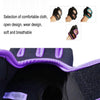 Unisex Half Finger Gloves Outdoors Riding Non-slip Breathable Sports Gloves, Size: S, Plamar: 16*12*3.0cm(Purple)