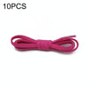 10 PCS Stretch Spandex Non Binding Elastic Shoe Laces (Rose Red)