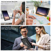 For Samsung Galaxy Tab A9 Armor Bolt Shape Holder Silicone Hybrid PC Tablet Case(Black)