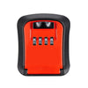Wall Mounted Key Safe Box - 4 Digit Combination Lock (Red)