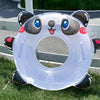 Children Sequin Thickened Panda Swimming Ring With Handle, 70# Diameter: 58cm