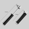 Manual Mini Portable Bicycle Aluminum Alloy Pump + Plastic glue-free tire patch + Tire lever (Black)