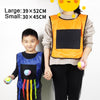 Children Dodgeball Vest For Parent-child Outdoor Games With 5 Balls, Specification: Small + 5 Tails (Green)