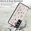 For Samsung Galaxy S25+ 5G Printed Double Buckle RFID Anti-theft Phone Case(Dried Flower World)