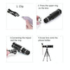 Universal 20 Times Mobile Phone Telephoto Lens Monocular Live Broadcast HD 4K No Vignetting Lens