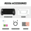 ANBERNIC RG556 Handheld Game Console Android 13 System 5.48-Inch AMOLED Screen WIFI Bluetooth Game Player 128GB+256GB(Black)