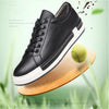 Baroque Shoes Casual PU Leather Sports Shoes for Men, Size:47(Black)