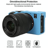 For Sony ILCE-7CM2 / A7C II / A7CR Litchi Texture Soft Silicone Protective Case(Blue)