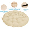 100x100cm Multifunctional Round Thickened Soft Hammock Cradle Cushion(Coffee)