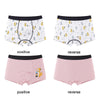160 Yards 2pcs Boys Cartoon Cotton Boxer Antibacterial Boxer(ND407)