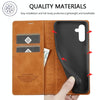 For Samsung Galaxy A36 5G LC.IMEEKE Strong Magnetism Microfiber Leather Phone Case(Brown)