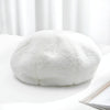 Autumn and Winter Beret Ladies Hats Plush Warmth Retro Painter Hat, Size: Adjustable(Milky White)