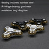 Four Gear Upgraded Version Ink Blue Linkage Fidget Spinner Decompression Toy