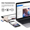 RQW-10G 2 in 1 USB 2.0 & 8 Pin 128GB Flash Drive, for iPhone & iPad & iPod & Most Android Smartphones & PC Computer