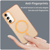 For Samsung Galaxy S23+ 5G MagSafe Frosted Translucent TPU + PC Full Coverage Phone Case(Orange)