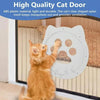 Magnetic Cat Door for Screen Doors | Two-Way | Black