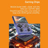 R35PLUS 3.5 Inch Handheld Game Console Built-in 64G 10,000+ Games(Transparent Purple)