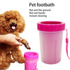 Dog Paw Cleaner Silicone Washing Cup Large Red